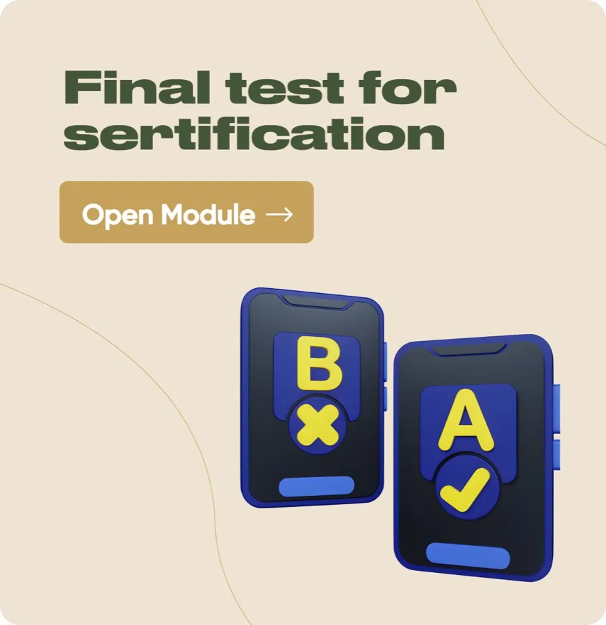 Final test for certification